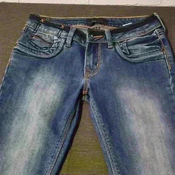 Rare LEE X-LINE Selvedge Women`s Jeans Size: 27/2 #0053 - Picture 11 of 16